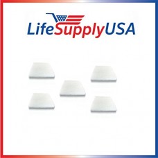 5 Pack LifeSupplyUSA Aftermarket Replacement Pre-Filter Pads designed to fit IQ Air Iqair PF40 - B00RD4OU16